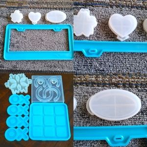 Lot of silicone molds for resin